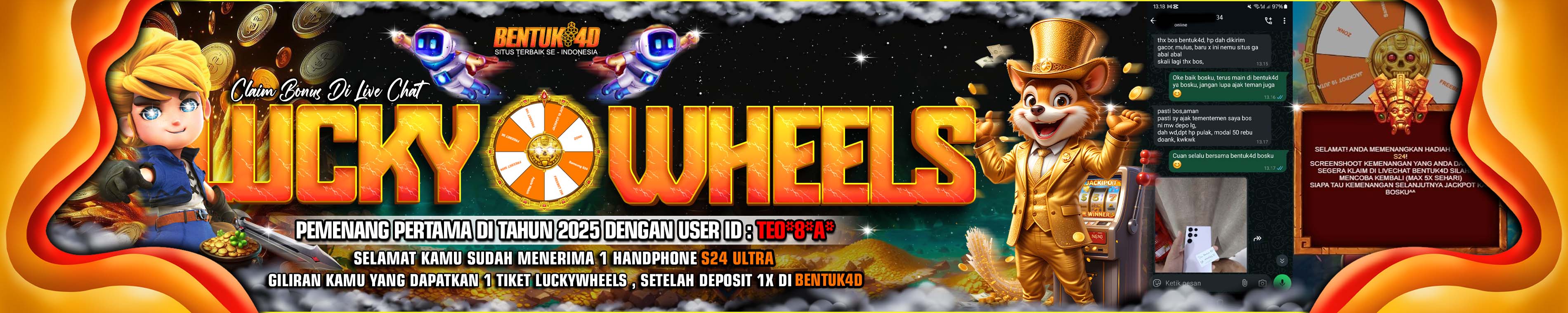 KEMENANGAN LUCKY WHEELS 2025